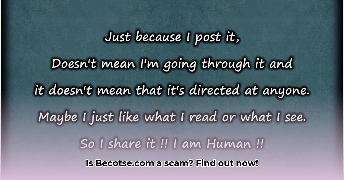 becotse